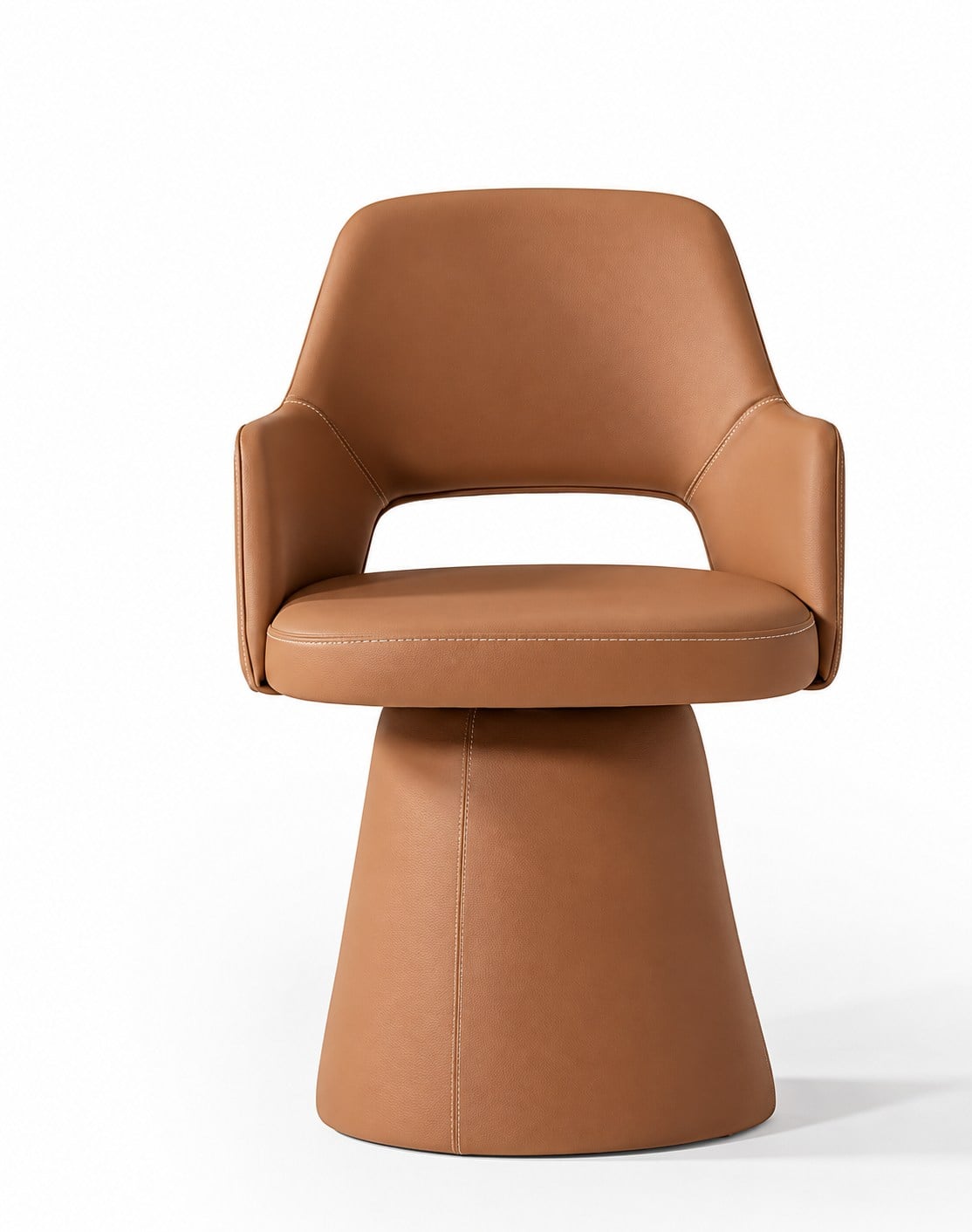 Tulipa swivel chair by M-FOUR, front view