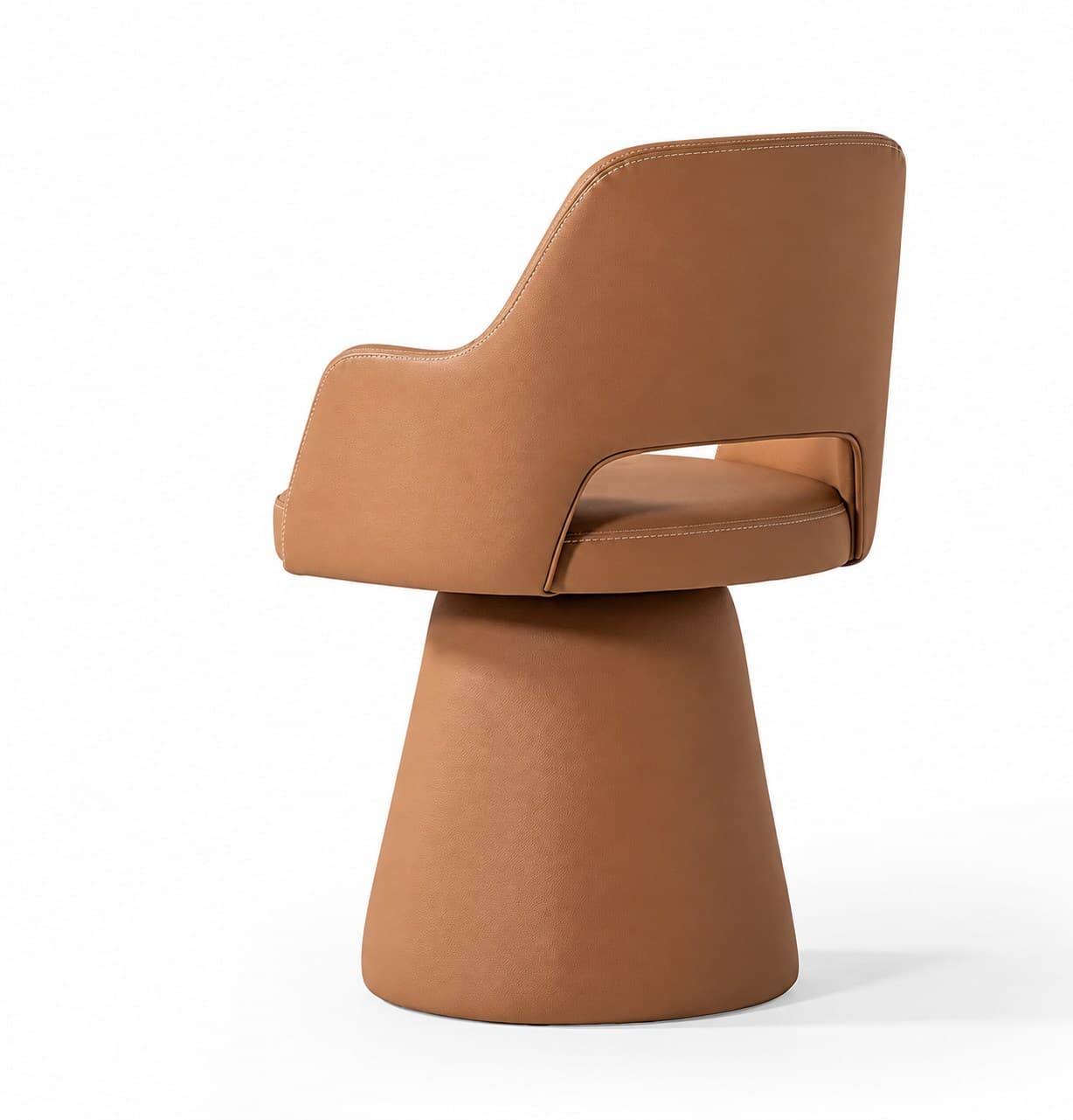 Tulipa swivel chair by M-FOUR, side view