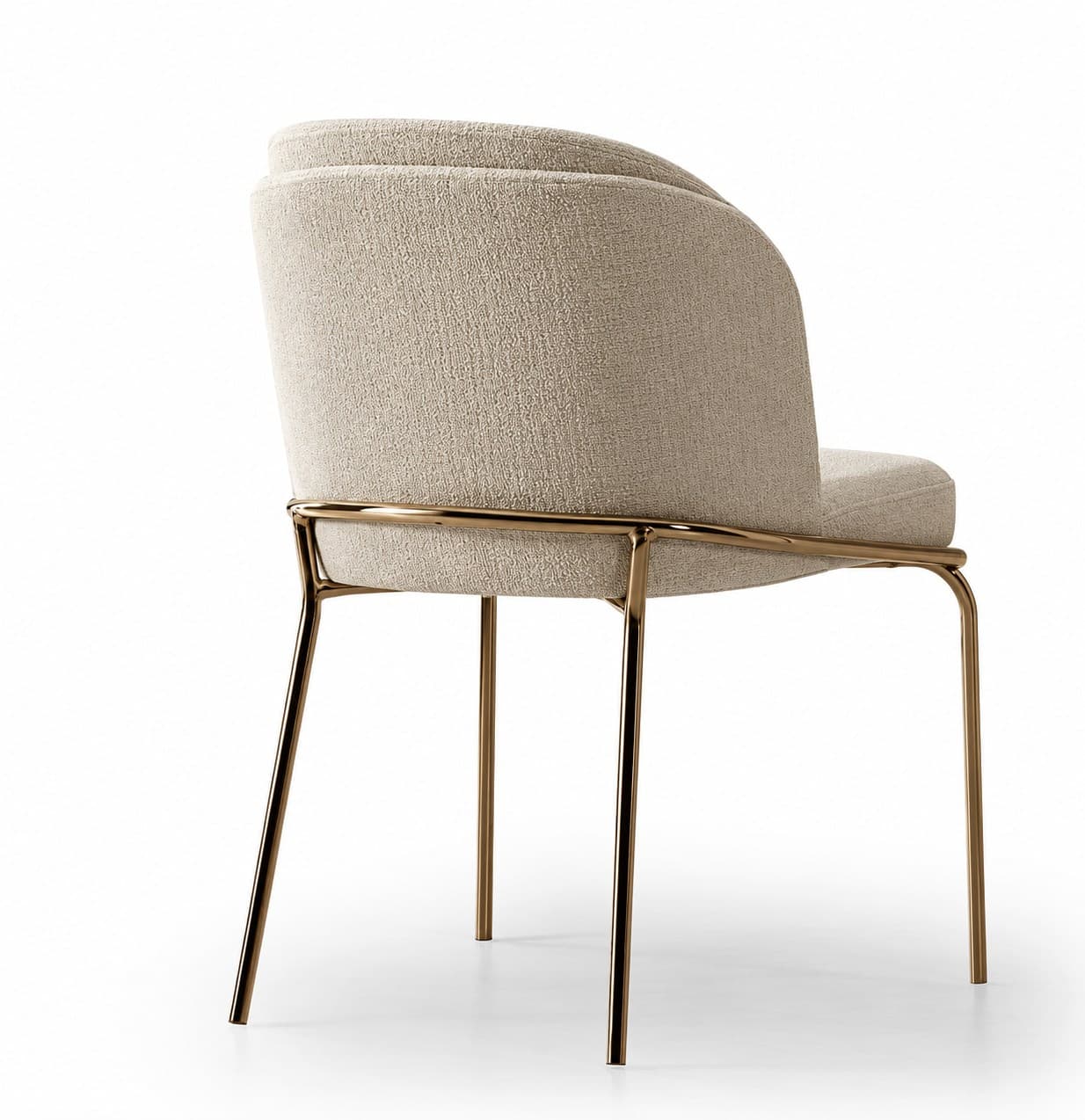 Clio dining chair by M-FOUR, side view